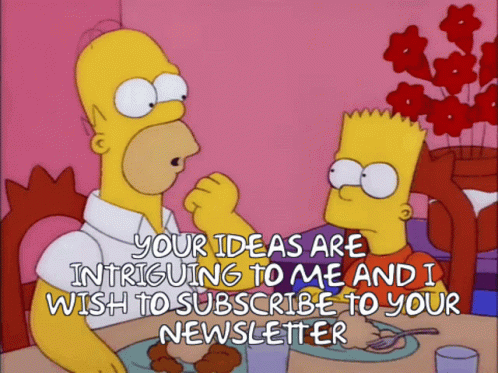 two characters with the simpsons saying, your ideas are intriguing to me and i wish to describe to your newspaperer