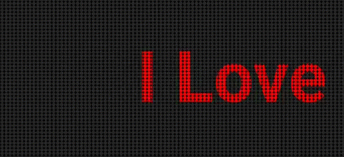 a dark background with blue letters that spell out the word love