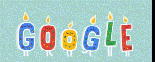 an animated version of a google logo