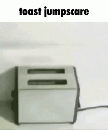 a toaster sits on the wall with it's light on