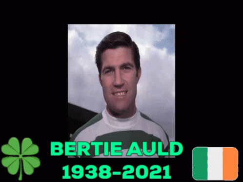 the name berrie auld on a black background