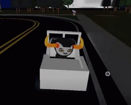 there is an animated image of a car coming out of the box