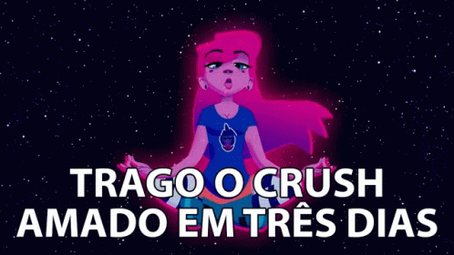 a dark background with the caption reads,'drag o crush amado em tres dias '
