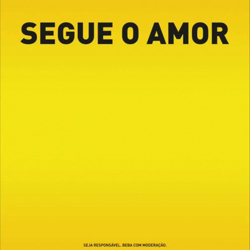 the words seque o amor are written on blue background