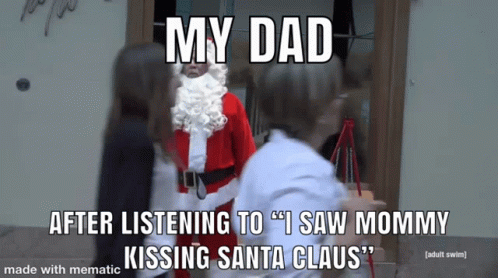an ad from santa clause about s on christmas day