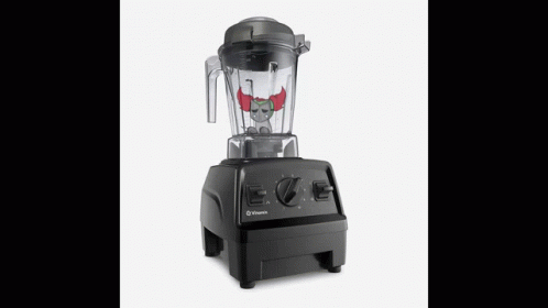 a blender with an evil face on the top