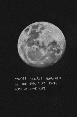 a picture of a moon with a quote above it