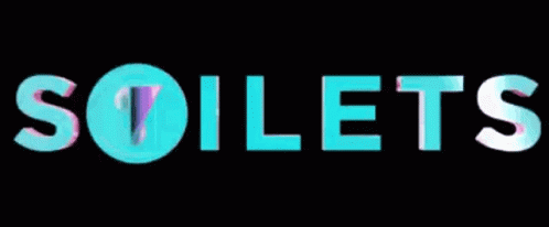an image of the word solets written in neon