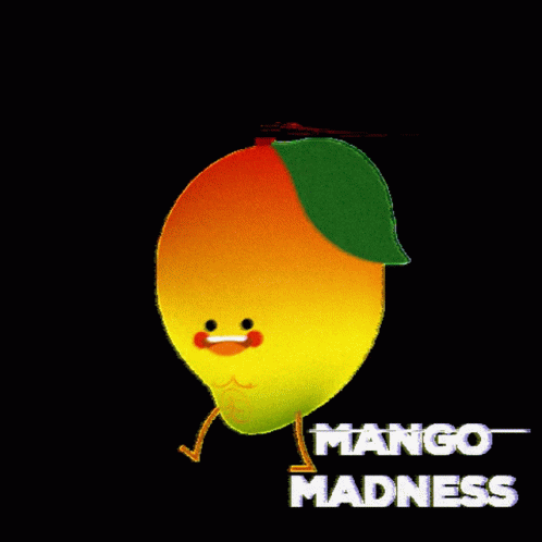 an image of a mango with the words mango madness