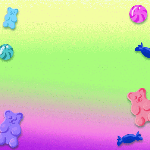a group of teddy bears swimming with balloons