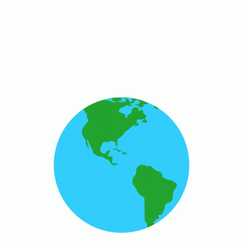 a large yellow and green globe on a white background