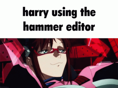 the book harry using the hammer editor is in front of the camera