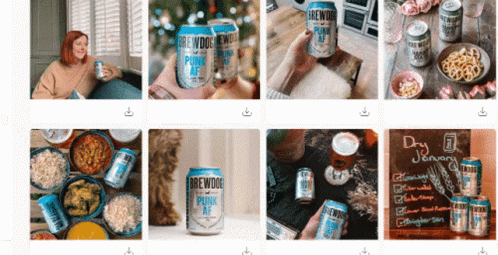 a series of pictures showing the various views of cans