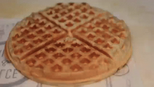 the bottom of the waffle has holes on it