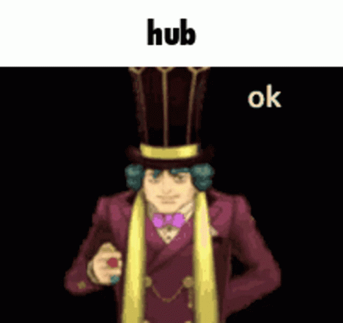 this graphic features an animated gentleman with purple clothing and a top hat