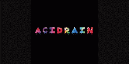 the word arcadian written in neon colors on a dark background