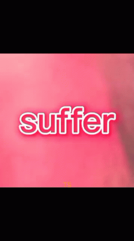 the words suffiner on a purple background