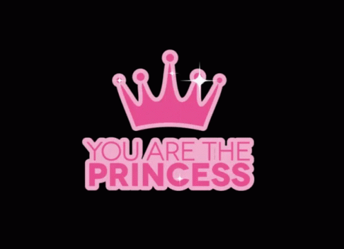 the logo for you are the princess