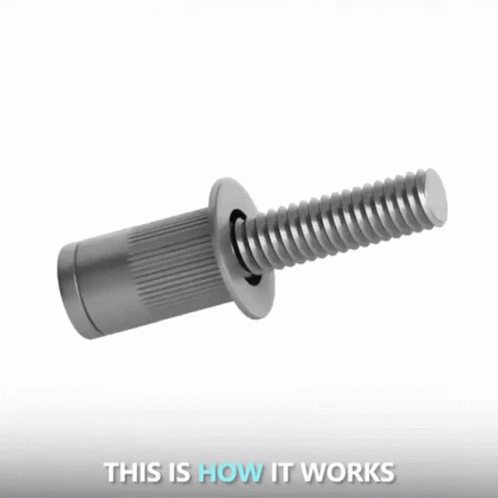 an angled screw is shown with the text, this is how it works