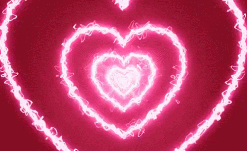 the image shows a very decorative heart that appears to be made of small lightening