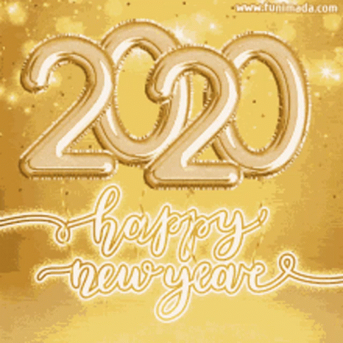 a happy new year card with the date 209
