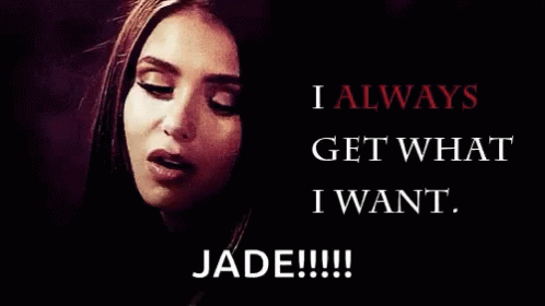 an advertit for jadel's album called, i always get what i want