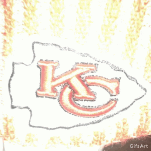 this is a screen with the kansas k football logo in blue