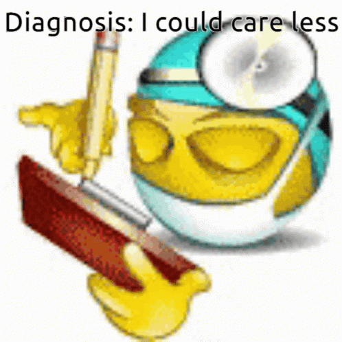 the word diagnosii i coldcare less is placed over a ball, brush and glove