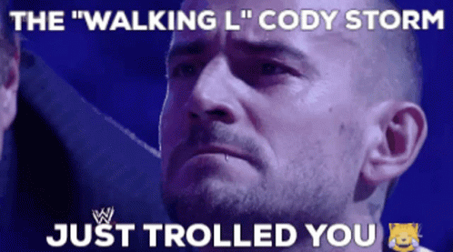 the walking l'copy storm just trolled you