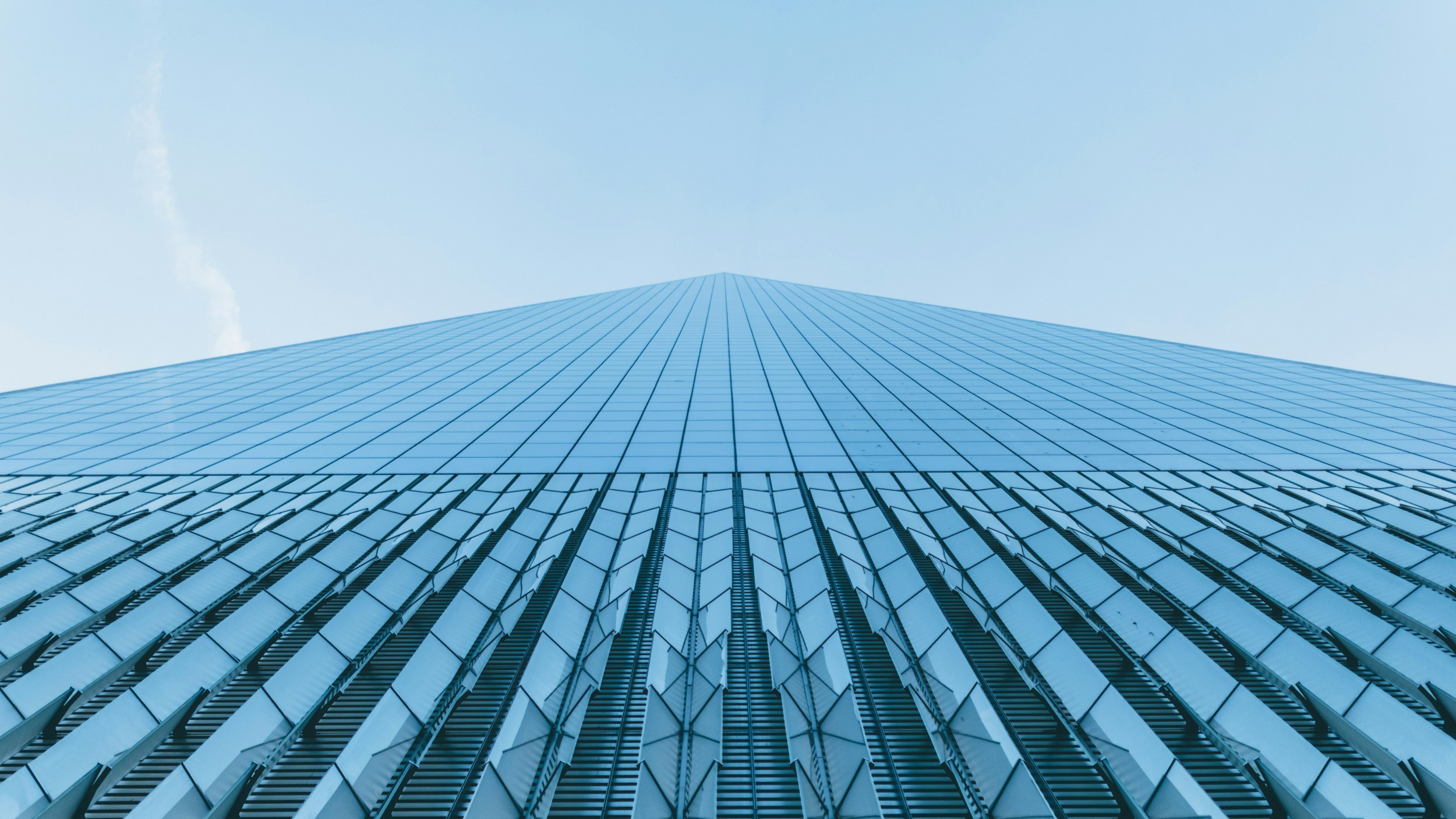 a building that is very tall with a sky background